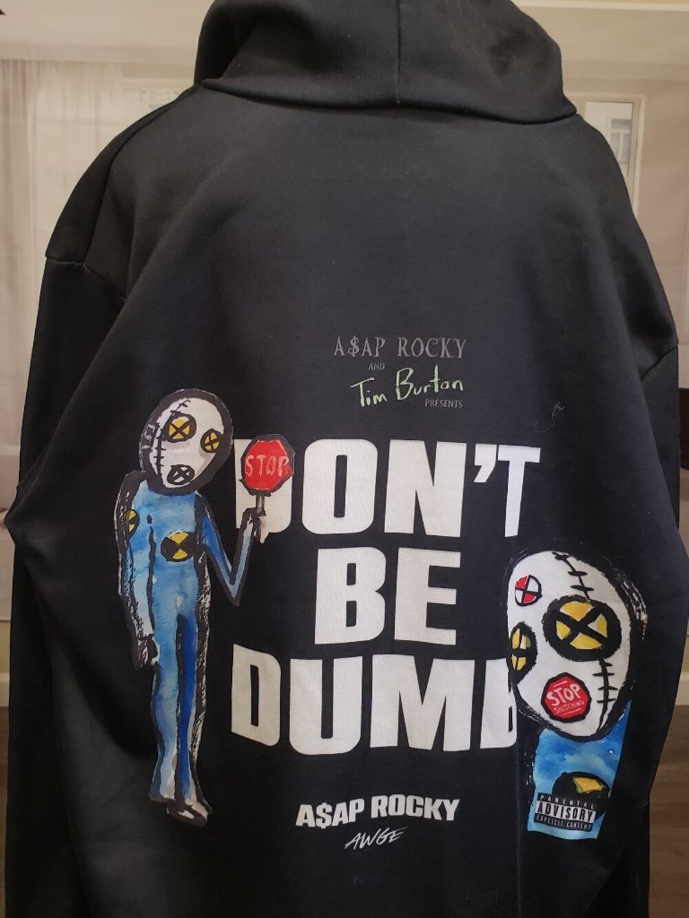 A$AP Rocky DONT BE DUMB limited Edition Hoodie, 3x